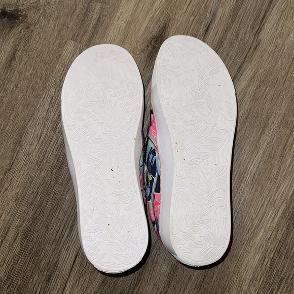 Lilly Pulitzer Julie Sneaker Tropical Flower Slip on Sneaker Shoe Size-8 - Picture 5 of 6